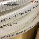 TN LAB Supply Liquid Transfer Hose 1/2" ID - 3/4" OD - Spiral Wrapped Water or Liquid Hose