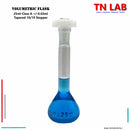 TN LAB Supply 25ml Volumetric Flask Class A Precision with PTFE Tapered Stopper Borosilicate 3.3 Glass