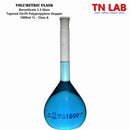 Volumetric Flask 1000ml 1L Borosilicate Glass Class A Precision ISO 1042 19/26 Joint