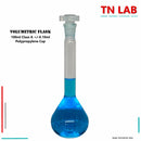 TN LAB Supply 100ml Volumetric Flask Class A Precision with PTFE Tapered Stopper Borosilicate 3.3 Glass