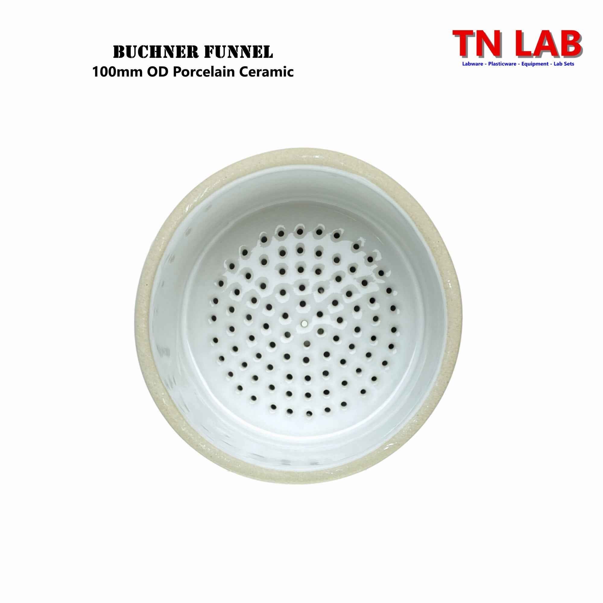 Buchner Funnel Kit Filter Flask SET 100mm Funnel and 2000ml 2L Vacuum Flask - TN LAB Supply