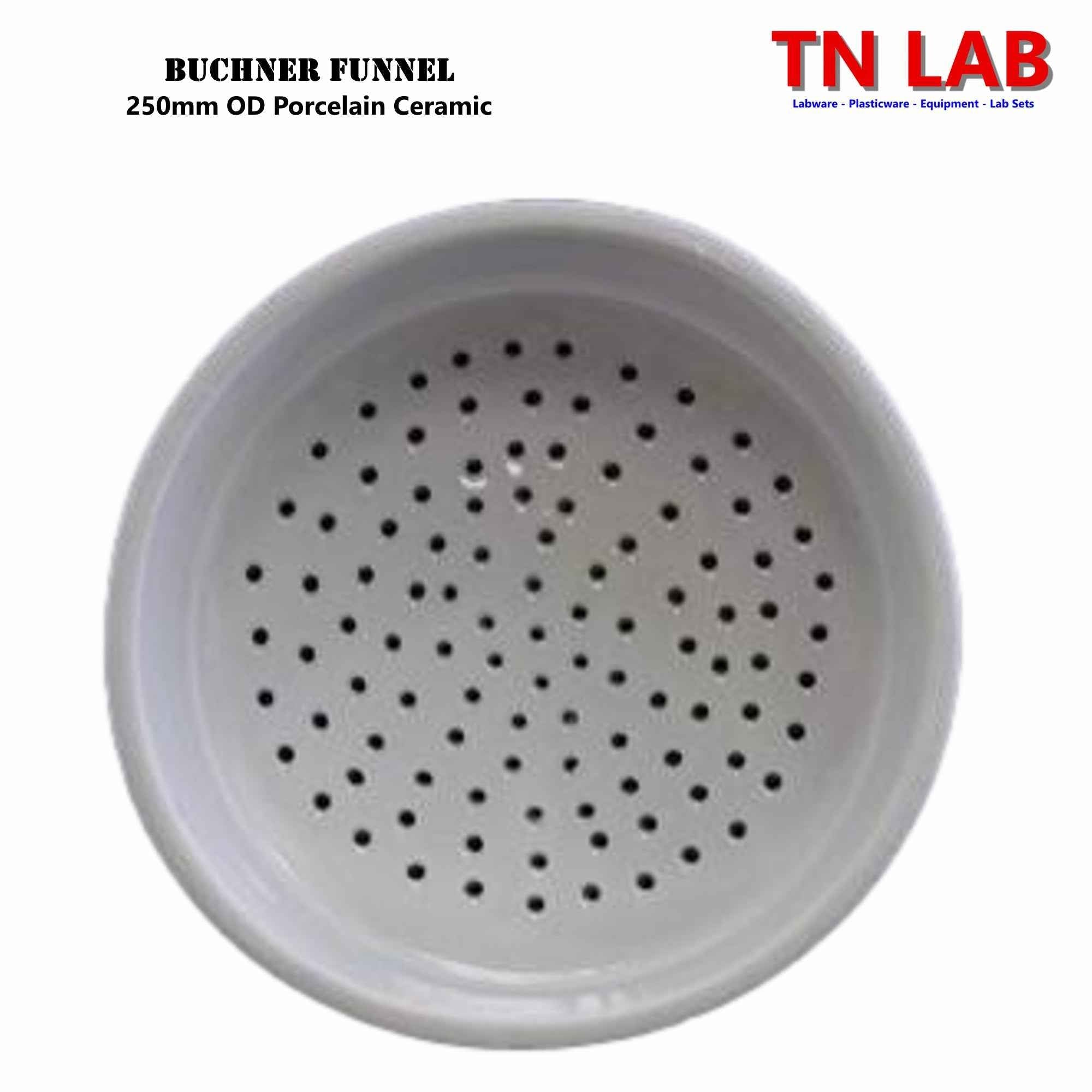 Buchner Funnel Kit Huge Set 250mm Buchner Funnel and 10000ml Vacuum Flask - TN LAB Supply