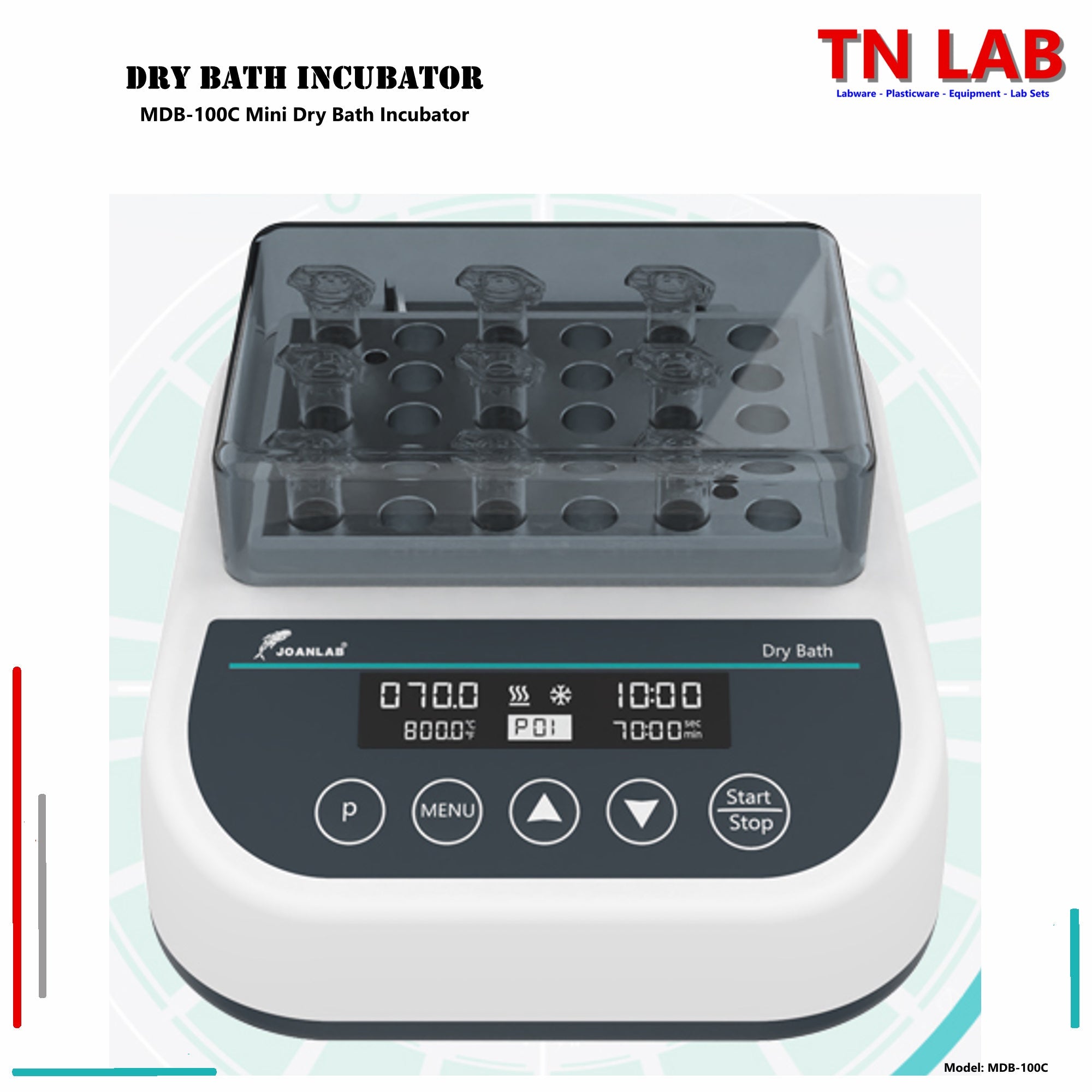 Dry Bath Incubator MDB - 100C Mini - TN LAB