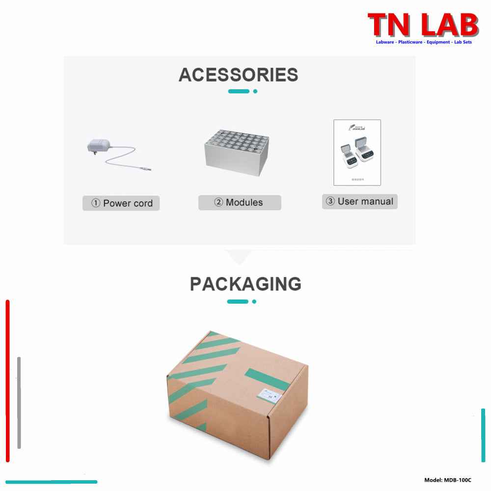 Dry Bath Incubator MDB - 100C Mini - TN LAB Supply