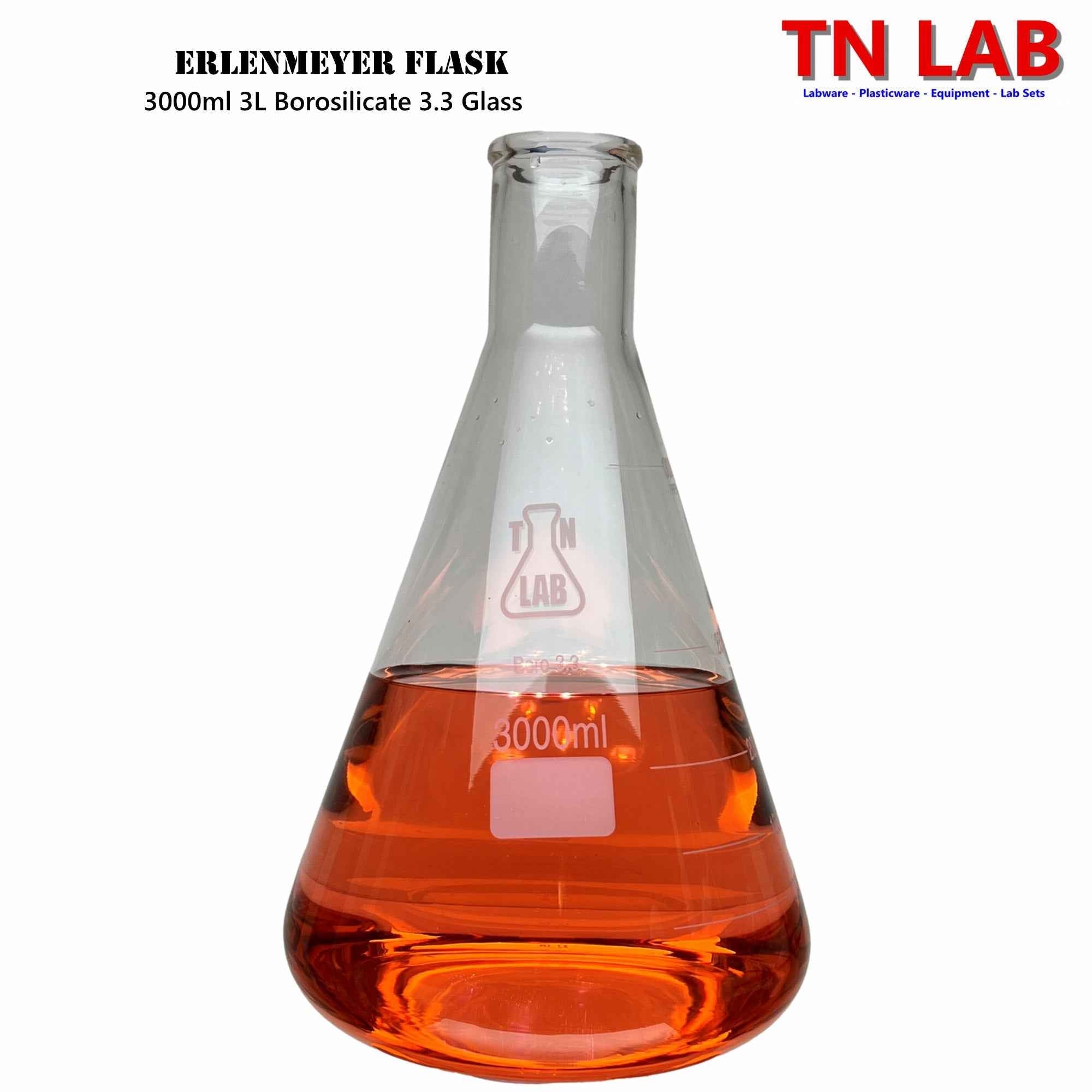 Erlenmeyer Conical Flask Family - TN LAB Supply