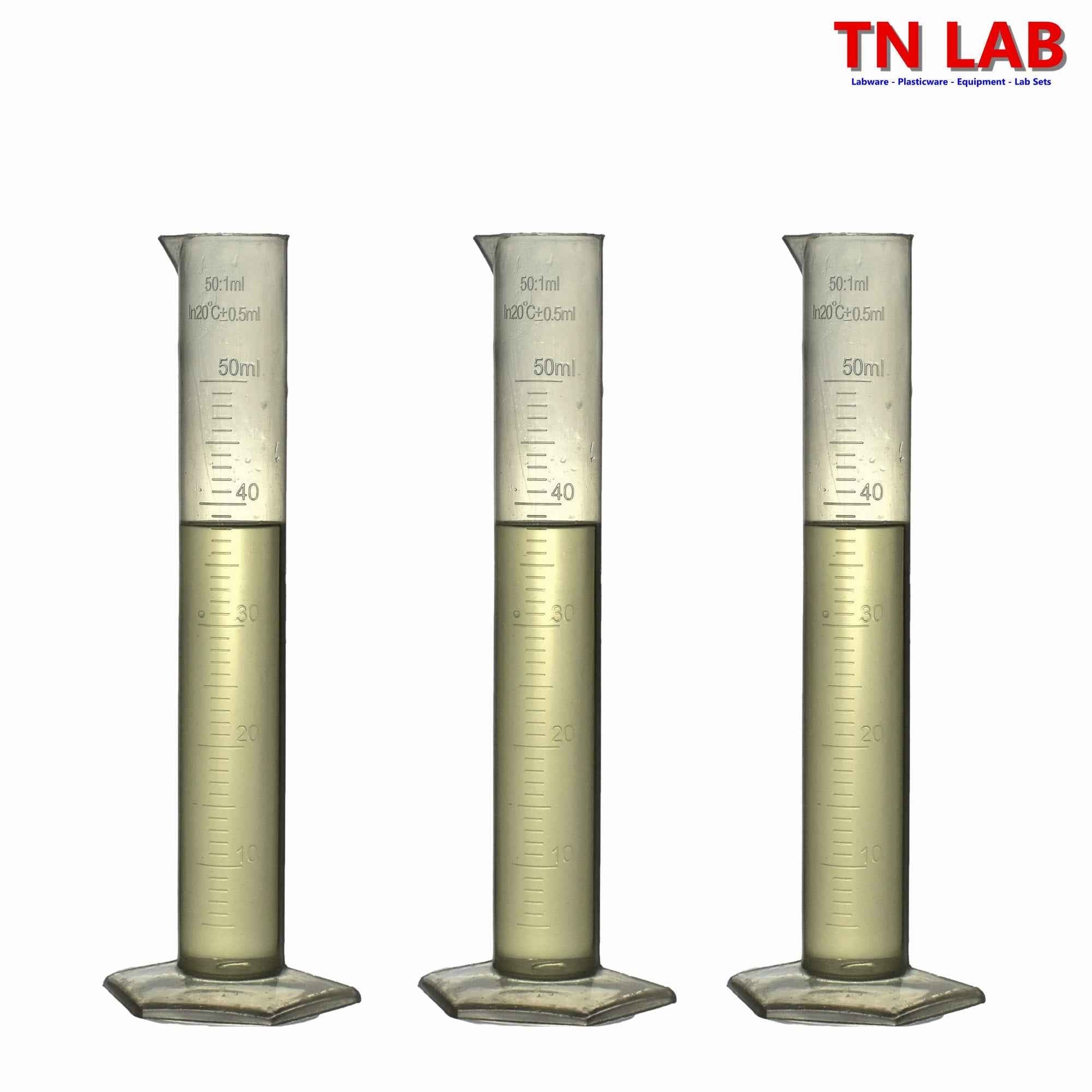 Graduated Measuring Cylinder Polypropylene 50 ml - TN LAB Supply