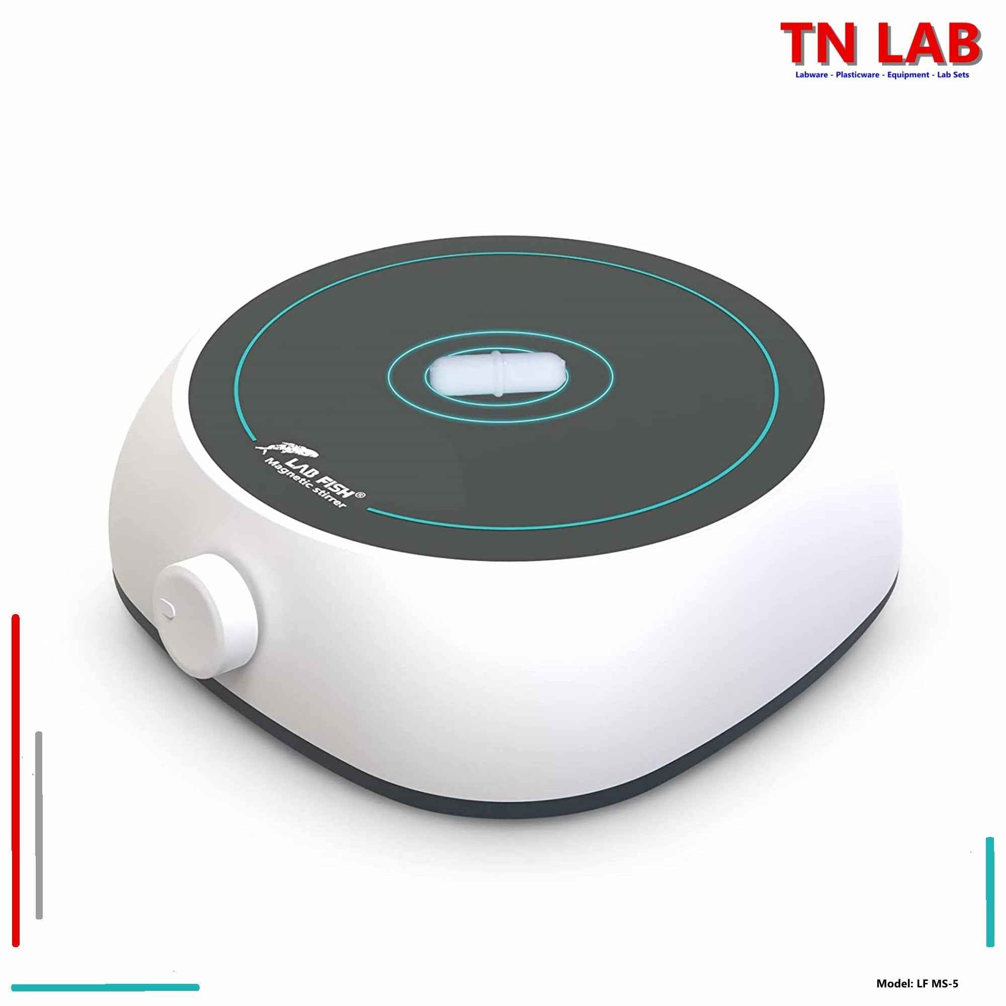 Magnetic Stirrer MS - 5 Up to 3 Liters 350 - 2000rpm Plate Size 135mm Brushless Motor 110v - TN LAB Supply