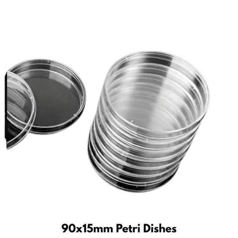 TN Lab Petri Dish Sterile Polystyrene Plastic 90 x 15 mm