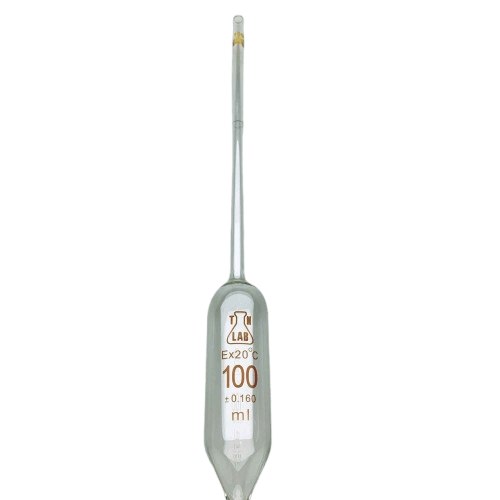 Pipette Volumetric Bulb Form 100 ml Borosilicate Glass 100ml 0.16ml Accuracy Yellow 10 - Pack - TN LAB Supply