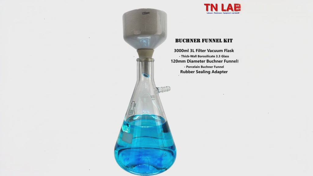 TN LAB Supply 120mm Buchner Funnel Vacuum Filter Kit