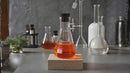 Erlenmeyer Flask Borosilicate 3.3 Glass 250ml w-Rubber Stopper