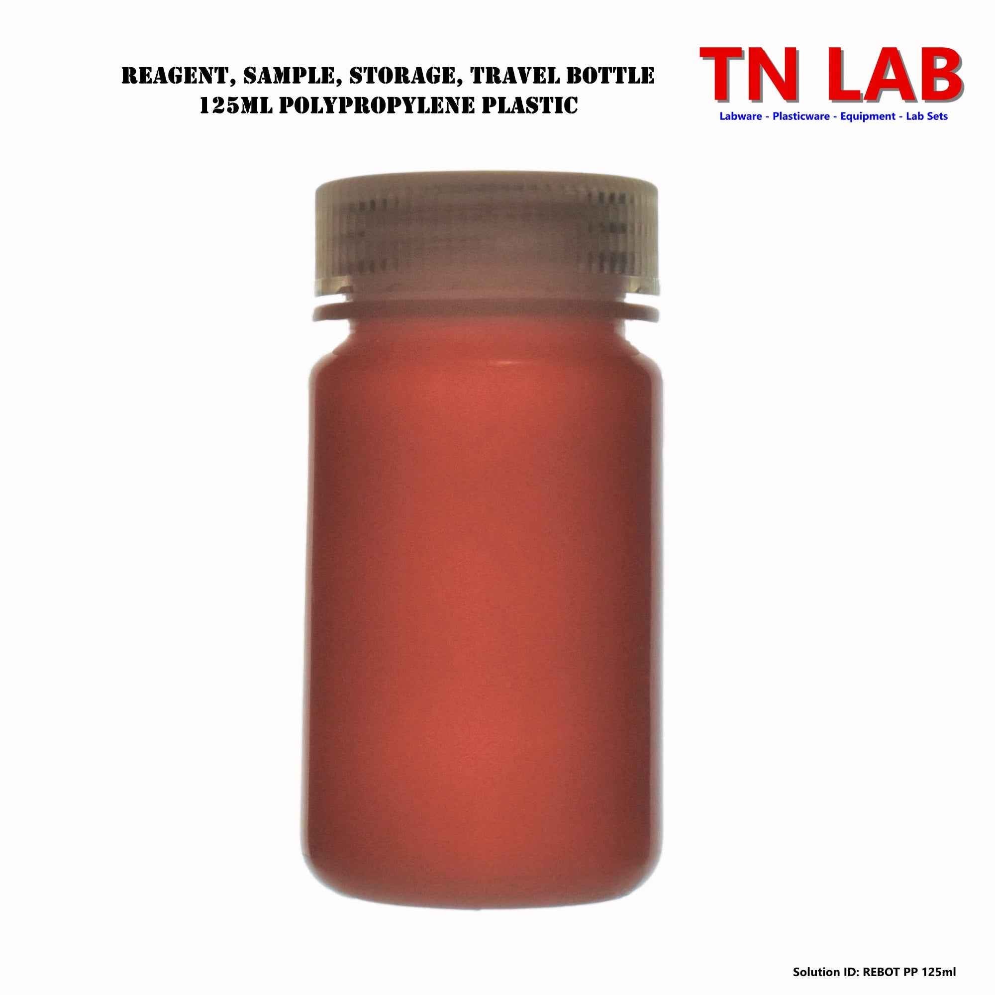 Reagent Wide - Mouth Sample Storage Bottle Polypropylene Plastic Family - TN LAB Supply