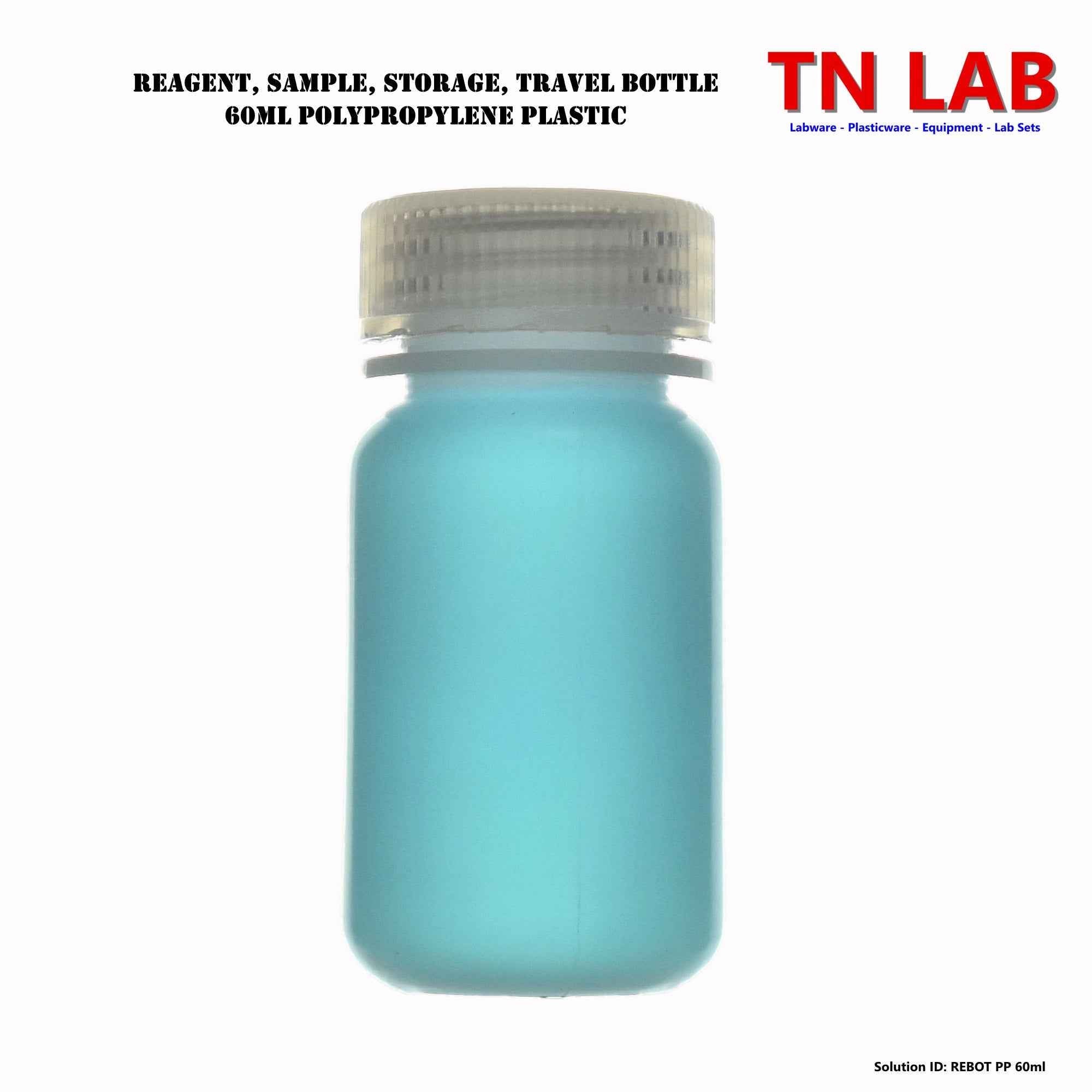 Reagent Wide - Mouth Sample Storage Bottle Polypropylene Plastic Family - TN LAB Supply