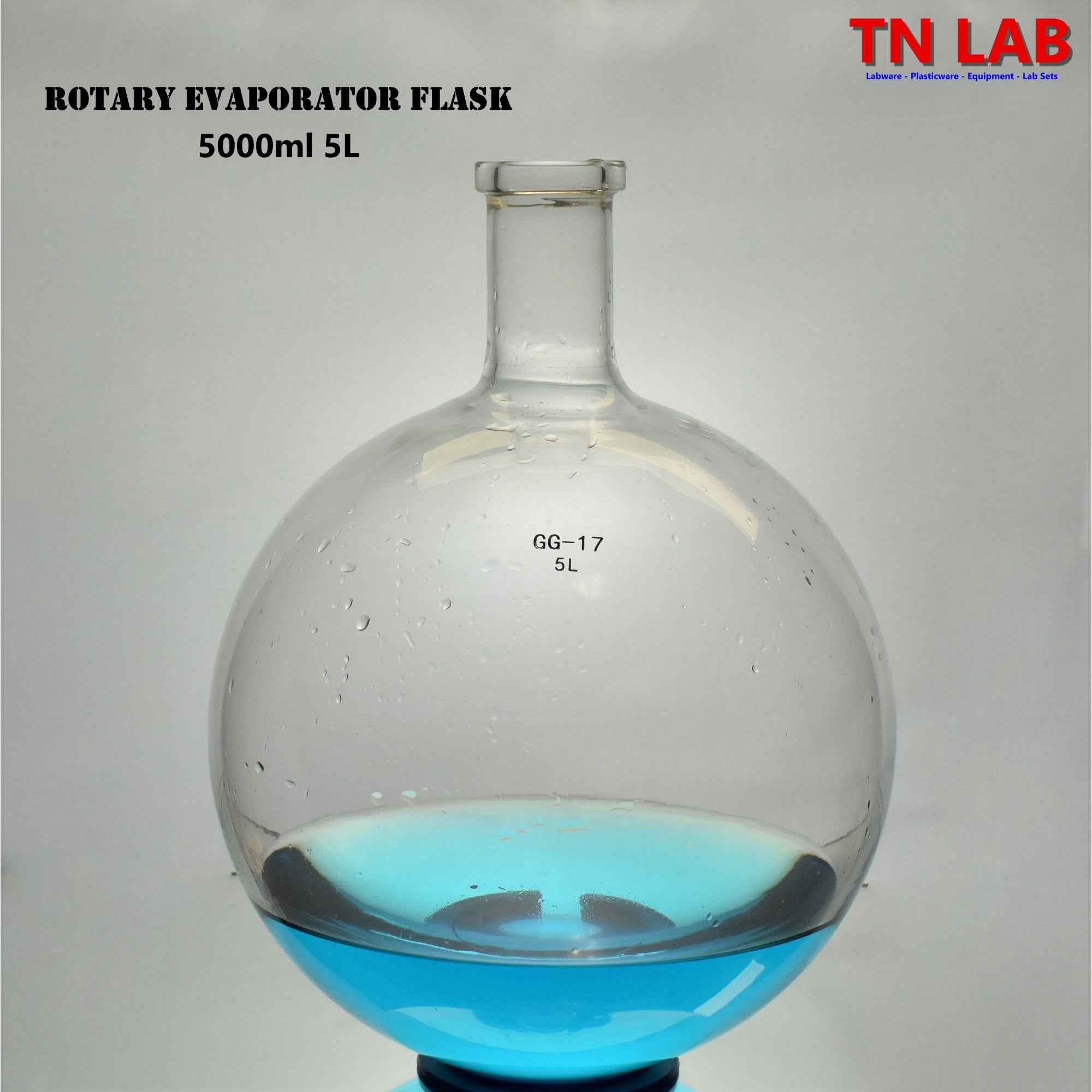 Round Bottom Boiling Flask 5000ml 5L Rotovap Flask Replacement Rotary Flask - TN LAB Supply