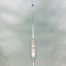 Pipette Volumetric Bulb Form 25 ml Borosilicate Glass 25ml 0.06ml Accuracy Blue 10-Pack