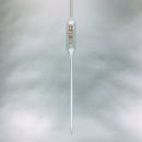 Pipette Volumetric Bulb Form 50 ml Borosilicate Glass 50ml 0.10ml Accuracy Red 10-Pack