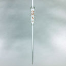 Pipette Volumetric Bulb Form 5 ml Borosilicate Glass 5ml 0.03ml Accuracy White 10-Pack