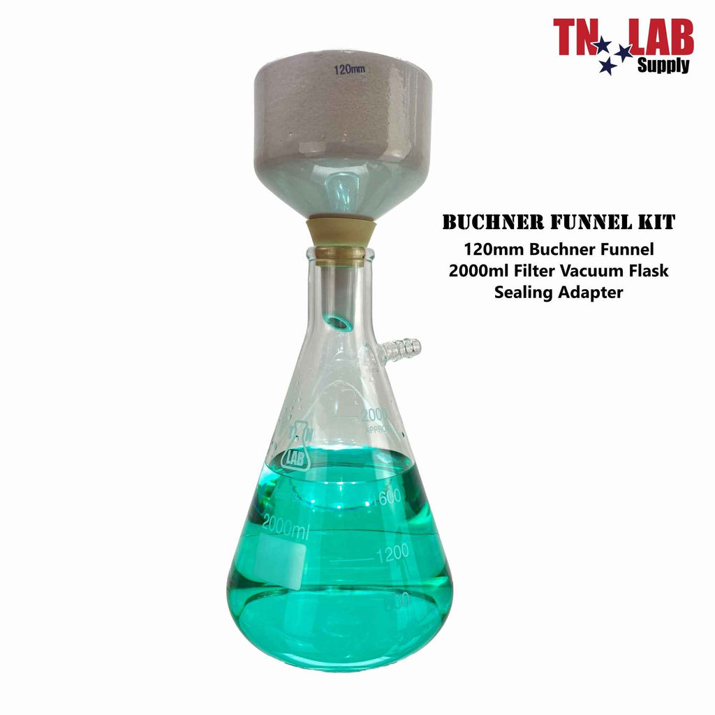 Buchner Funnel Filter Flask SET KIT Family Multiple Sizes