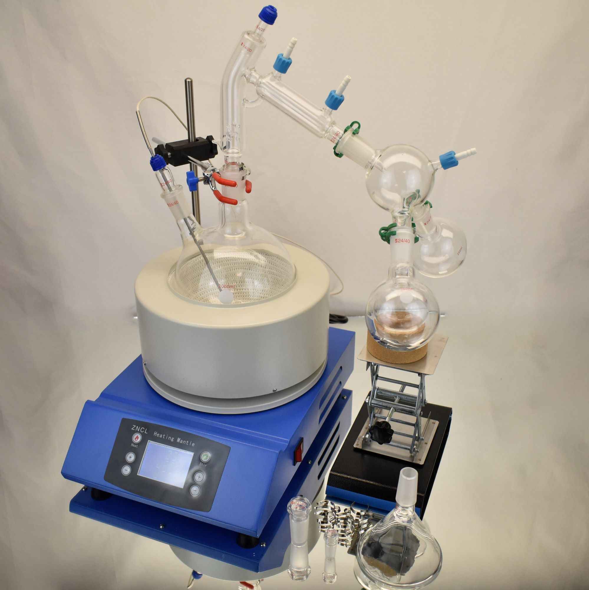 Short - Path Distillation System 2000ml 2L Essential Oil Distillation - TN LAB Supply